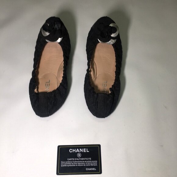 🛑CHANEL Designer ➕🆒 FLATS Flower SANDALS Ballet SHOES Logo Comfort 💸BUY NOW‼️ - Picture 12 of 16